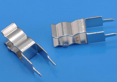 Bakır H62 Elektronik Sigorta Klip Kelepçeleri 0.4mm Kalınlığı Nikel Kaplama Galvanik Malzeme