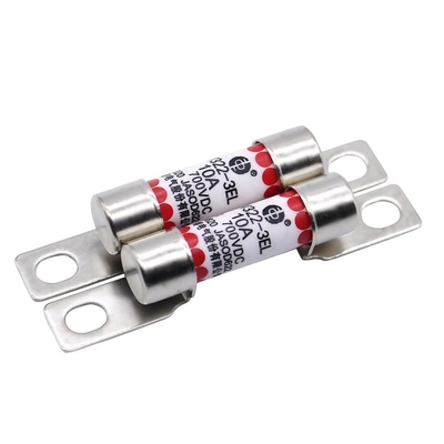 EV322 3EL Elektrikli Araç Sigortası 10A 16A 20A 25A 32A 700VDC Cıvatalı Tip Yuvarlak Boru