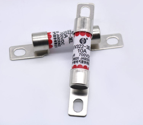 EV322 3EL Elektrikli Araç Sigortası 10A 16A 20A 25A 32A 700VDC Cıvatalı Tip Yuvarlak Boru