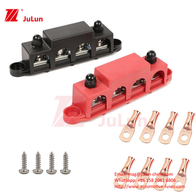 Rv Yat Otobüsü M8M10 Yüksek Akım Kablolama Stud Terminal Akım 20A ABS Çinko Alaşım Bakır 248g
