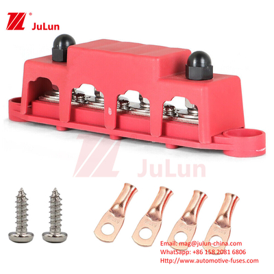 Rv Yat Otobüsü M8M10 Yüksek Akım Kablolama Stud Terminal Akım 20A ABS Çinko Alaşım Bakır 248g