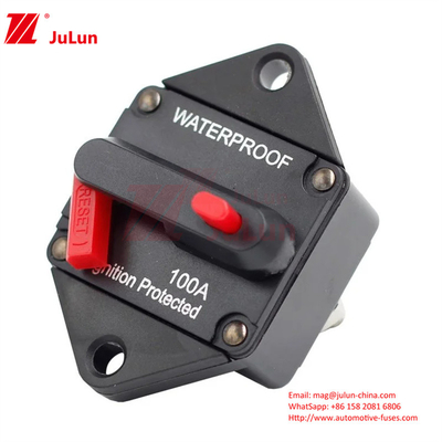 300A RV devre kesici 48V Motor sigorta Inverter Deniz Aşırı yük koruyucusu Yeniden ayarlama devre kesici
