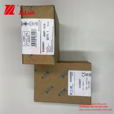 BUSSMANN 630MMT 690V Keramik Bakır İkiz Düz Plakalı Bolt Tipi Otomobil Sigortaları