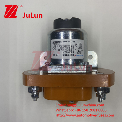 DC 12-80V Değiştirici Büyük Akım Enerji Kapatma vida montu 200A 1P Bobin nominal voltaj: DC12 ~ 80V