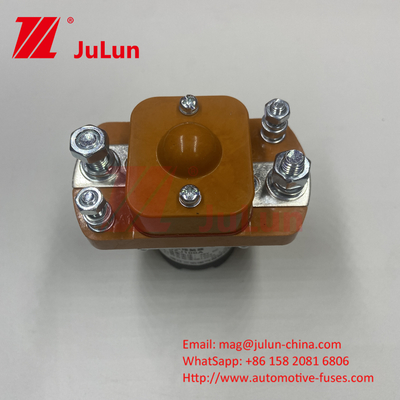 DC Contactor Yeni Enerji Gümüş ve Altın Bağlantı Noktaları Uzun ömür