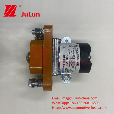Dc Contactor ZJWT150A Elektrikli Araç Kontrolörü Aksesuarları IS9001 süpürme