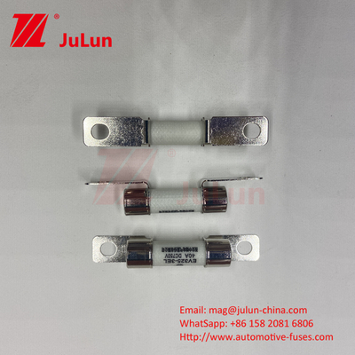 10x38mm Seramik Otomobil Sigortaları Bolt Montajlı EV FUSE Çevre Güvenilirliği ISO8820'ye Uygun