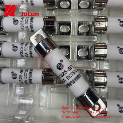 EV Fuse Boxed Embedded For Electric Vehicle Traction Systems 750VDC 25A 30A 40A 50A 14*51 Ues EV325 Araba Şarj cihazı için