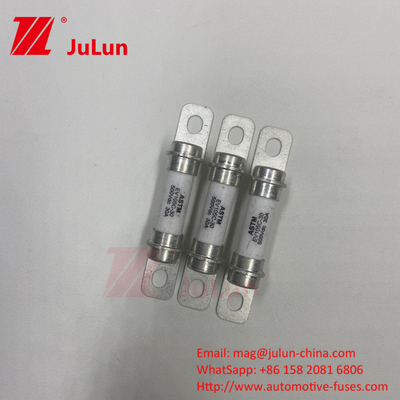 30A 20A Seramik boru M6 Bolt Tip 15A Elektrikli Araç Sigorta Elektrikli Araç 500VDC ESS Seramik Sigorta