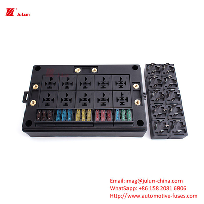 ANS/MIDI 30A-500A Küçük Bakır Kontakt Sigorta Sahibi Otomatik Otomobil Sigortaları için AB UL Standartına Uygun