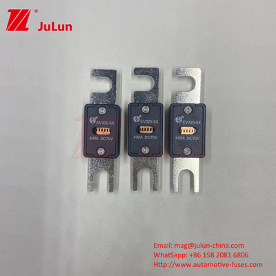 TESLA 70VDC EV320-5X 5C Rated Voltage Elektrikli Araç Sigortaları M6 Bolt Tip 225A