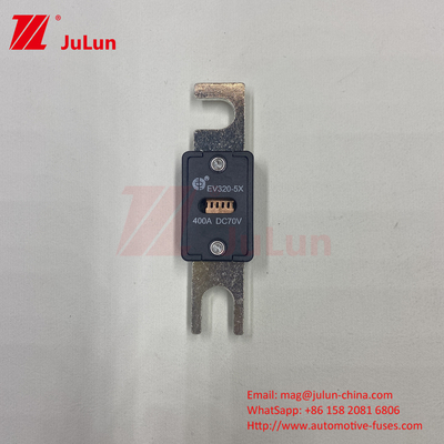 Otomotiv EV sigortaları 80-500A akım dereceleri ile - ISO8820-5 ve GB/T31465.5-2015 standartlarına uygun