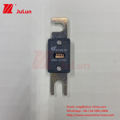 EV Elektrikli Araç Sigorta Kutusu 70VDC Değerli Voltaj M6 Bolt Tip 250A EV320-5C