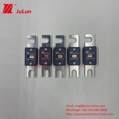 EV320-5X-100A-N SINO Enerji Depolaması EV Kısa Akım Dayanıklı Kapasite 6kA Zaman Sabiti 2±0.5ms DC Sigorta