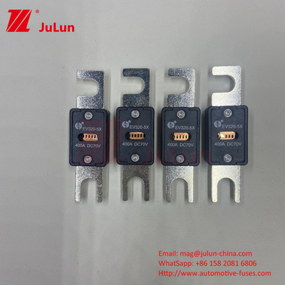 70VDC Voltaj Seramik Bolt Tipi Elektrikli Araç Sigorta EV320-5X-250A M6 M8