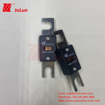 Elektrikli Araçlar için Siyah Keramik Voltaj EV320-5X-200A-N EV Sigorta Kutusu M6 M8