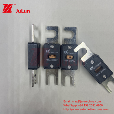 EV320-5X-350A-N 70VDC 6kA Keramik Bakır Elektrikli Araç Sigortası EV çekiş sistemi güvenliği için