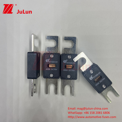 EV320-5X-450A-N 70VDC M6 M8 Taşınabilir EV Sigortaları Otomotiv Güç Sistemleri ve Elektriksel Sistemler için ISO8820-5 Standartını karşılar