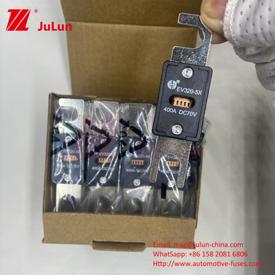 EV320-5C-100A-N 70VDC M6 M8 Montaj Tipi'nde vida Araba bıçağı sigortaları 80-500 Ampere Istikrarı koru