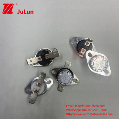 KSD301 Termistor Sıcaklık Sensörü Normalde Açık Temas Türü 10A 250V Devre Direnci≤50mΩ Ürün