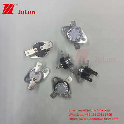 Laminatörler Bimetal Snap Disc Termostat, Otomatik Yeniden Kurulum KSD301 Isı Koruyucu