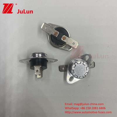 Otomatik sıfırlama KSD301 Bimetal Termostat Snap Action Thermal Disc Switch