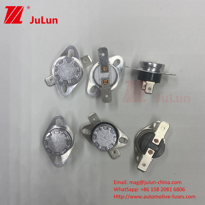 Otomatik sıfırlama KSD301 Bimetal Termostat Snap Action Thermal Disc Switch