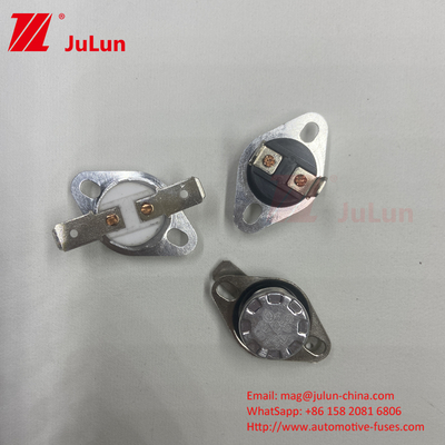 Sıcaklık kontrol anahtarı normalde kapalı / açık KSD301 Bimetal Termostat El ile sıfırlama Termal kesme anahtarı