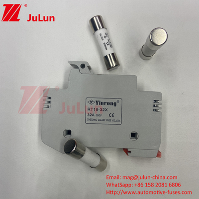 PV-30 CE TUV 10*38mm Dc 6A 8A 10A 12A 15A 20A 25A 32A PV Güneş Dc 1000V Sigorta Sahibi ile Sigorta Sahibi Kutusu