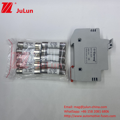 Güneş Invertörü için Keramik Güneş PV Sigorta 1000DC 1500DC 32a 40a 50Amp Güneş Enerjisi Güneş PV Dc 14 ile Elektrik Sigorta Sahibi