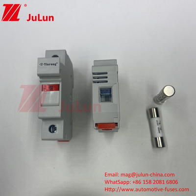 1000VDC 32A PV Inverterler için sigortalarla güneş sigorta tutucusu RT18-32 15A 20A 32A Güneş P için LED gösterge ile sigorta tutucusu