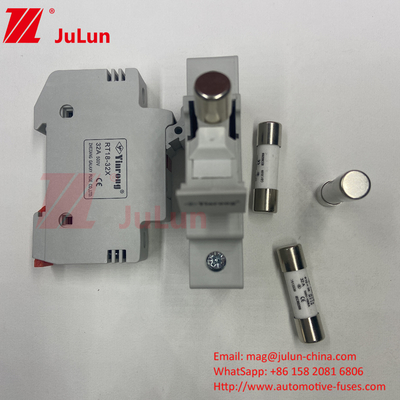 1000VDC 15A Güneş PV Sigorta Sahibi Sigorta ile Güneş PV Sigortaları 6A 10A 15A 20A 25A 30A Güneş Sistemi İçin Yüksek Voltaj