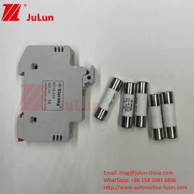 Ekstrem sıcaklıklar için güneş enerjisi fotovoltaik inverter sigorta 40A DC 1500 14 * 51mm ile eşleşen sigorta tutucusu