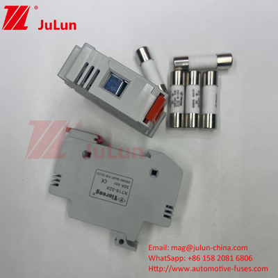 Ekstrem sıcaklıklar için güneş enerjisi fotovoltaik inverter sigorta 40A DC 1500 14 * 51mm ile eşleşen sigorta tutucusu
