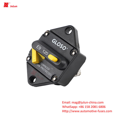 Otomobil Elektronik Devre Koruması LED Işıklı Çok Yönlü Sigorta Kutusu SBH-6PD vida 30A-500A İki Kutuplu 32V Manual Re