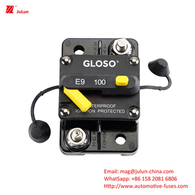 Otomobil Elektronik Devre Koruması LED Işıklı Çok Yönlü Sigorta Kutusu SBH-6PD vida 30A-500A İki Kutuplu 32V Manual Re