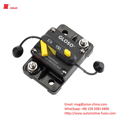 Otomobil Elektronik Devre Koruması LED Işıklı Çok Yönlü Sigorta Kutusu SBH-6PD vida 30A-500A İki Kutuplu 32V Manual Re