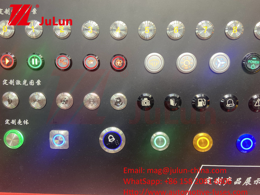 16mm Ring Illuminated Momentary Led IP67 12mm/16mm/19mm/22mm/LA38/XB2 Metal anahtar düğmesi baskı düğmesi metal baskı kıçı
