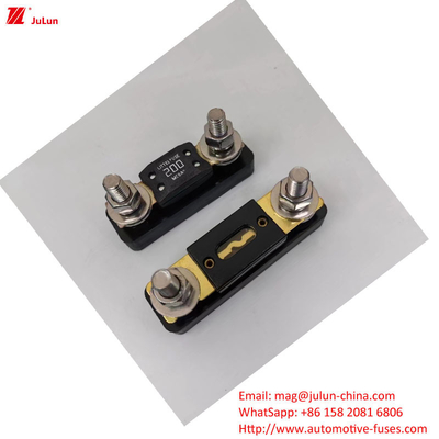 Eu UL Manual Reset Amplifier Çapraz 30A-500A32V Otomobil sigorta tutucusu Plastik/Naylon kaplama