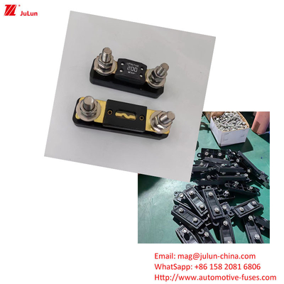 Eu UL Manual Reset Amplifier Çapraz 30A-500A32V Otomobil sigorta tutucusu Plastik/Naylon kaplama