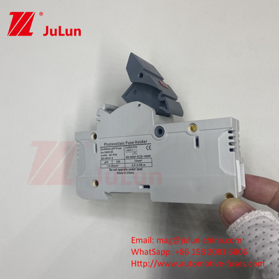 TUV DC Güneş Füzesi Füzel Sahibi Kutusu Üssü DNPVF1-32 Güneş Sistemi Koruması 10x38MM 1000V GPV Hızlı Blow Keramik DIN Ray