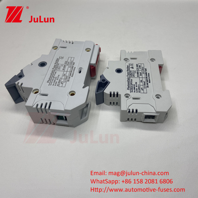 TUV DC Güneş Füzesi Füzel Sahibi Kutusu Üssü DNPVF1-32 Güneş Sistemi Koruması 10x38MM 1000V GPV Hızlı Blow Keramik DIN Ray