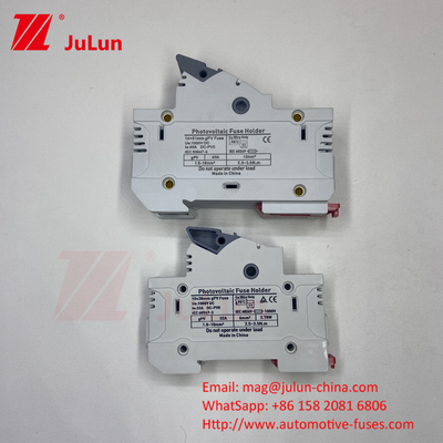 Solar PV Mersen Fuse 10a 1000v Hızlı Blow 32a 1000vdc 22*58mm DC1000V Fuse Din Rail Fuse taşıyıcı tutucusu
