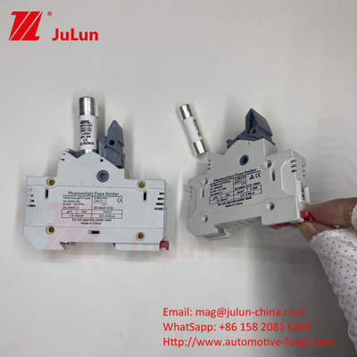 Silindrik Güneş PV Sigorta 10A-63A 1000VDC/1500VDC IEC60269.6 Sigorta 10X38 1p 2p 3Pole Np Dc Sigortalar Kare Güneş Pv Sigorta