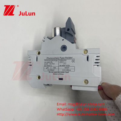 Bakırlı güneş enerjisi sigortası elemanı malzemesi RO17 Hızlı üfleme seramik DIN Rail Moun 22x58MM Italweber sigorta 500V