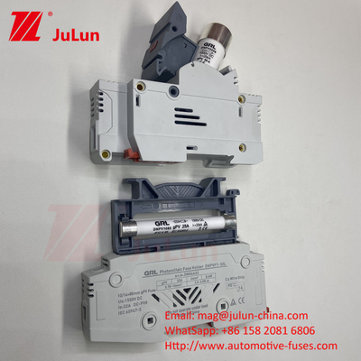 10*38mm gPV 1000VDC 32A FUSE Din Kolay ve Güvenli Kurulum için Kılavuz Sigorta Sahibi