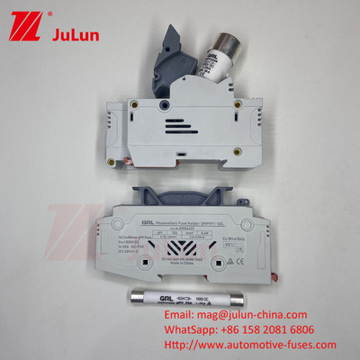 Satış Mezeen 1P 10x38mm PV DC 1000V 32A Güneş Sistemi Koruması için Sigorta ve Sigorta Sahibi OEM Kullanılabilir