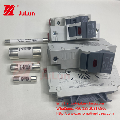 Sigorta 1500vdc 20a DNPVF1-32L Güneş Sistemi Pv Sigorta 1500vdc Hızlı Blow Seramik DIN Rail Moun 10x85MM 1500V Termal Sigorta