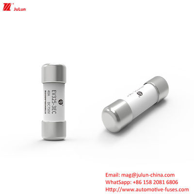 DC 750V 20KA Elektrikli Araç Flat Head Tubular Sigorta