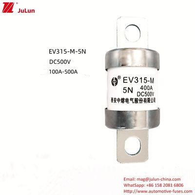EV Bolt vida Voltaj Elektrik Gücü Füzyonları 150A-500A 250A 300A 400A 500VDC Endüstriyel 500V 20KA Koruma